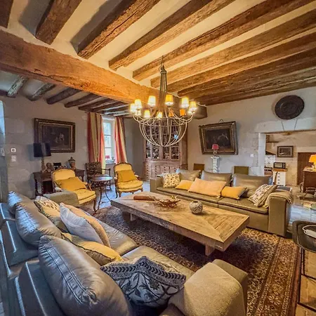 Le Manoir De Saint-ouen Avec Piscine Chauffee Interieure Фермерский дом *