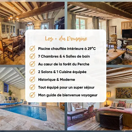 Farma Le Manoir De Saint-ouen Avec Piscine Chauffee Interieure Saint-Ouen-de-la-Cour