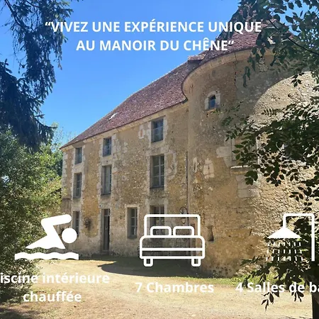 Le Manoir De Saint-ouen Avec Piscine Chauffee Interieure Çiftlik konaklama Saint-Ouen-de-la-Cour