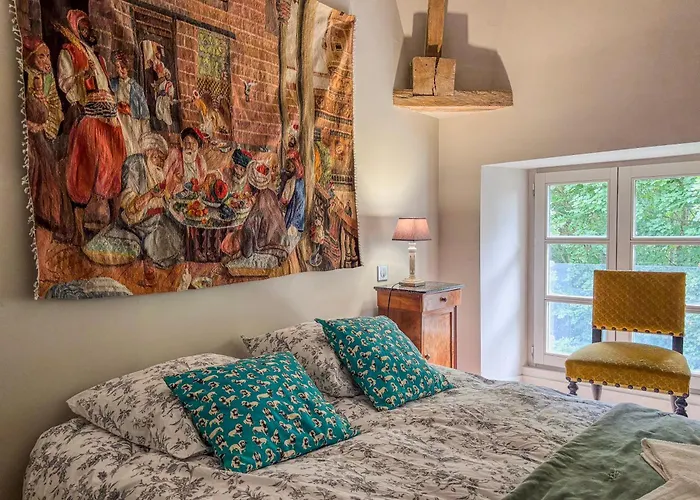 Le Manoir De Saint-ouen Avec Piscine Chauffee Interieure Çiftlik konaklama