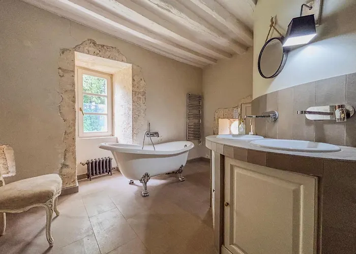 Le Manoir De Saint-ouen Avec Piscine Chauffee Interieure Çiftlik konaklama Saint-Ouen-de-la-Cour